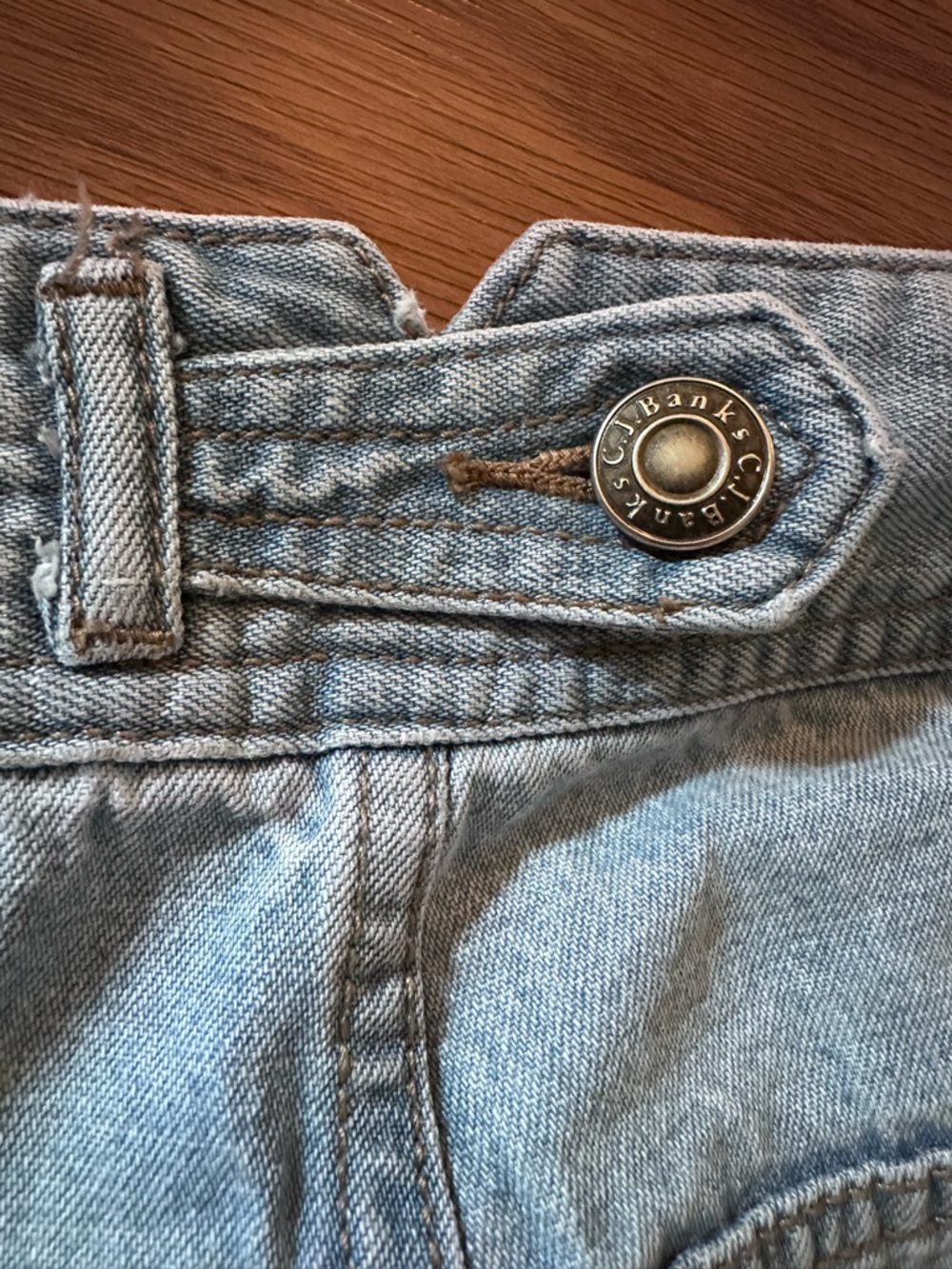 CJ Banks Light Blue Denim Cropped Jeans - Picture 3 of 10